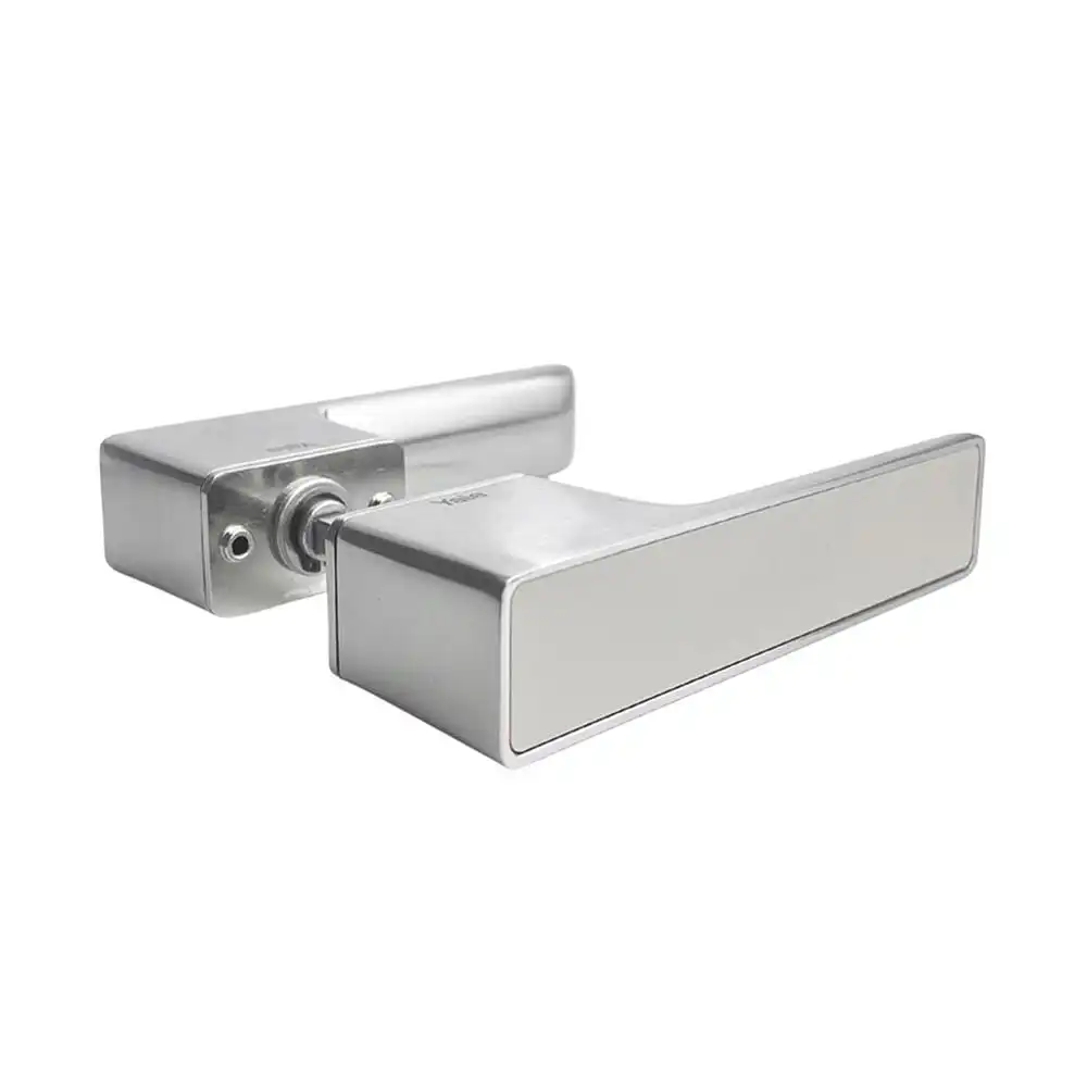 LEVER HANDLE LOCKSET YALE YLL-YK-AL002SN NICKEL-1