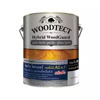 สีรองพื้นไม้ WOODTECT HYBRID WOODGUARD สีมะค่า 1แกลลอน