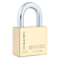 SOLEX D45 45MM PB PADLOCK SINGLE