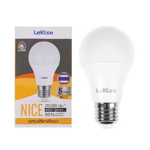 LED light bulb A60 5 watts, Nice model (Warm White) LEKISE-1