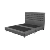 ฐาน+หัวเตียง BERLIN 6FT D-GRAY HLS