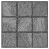 กระเบื้องปูพื้น 40x40 ซม. โซล เทาเข้ม A 0.96M2
