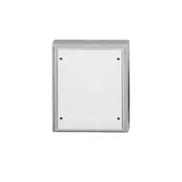 Plastic electrical panel, model BD 406G, size 4 x 6 inches, marble gray color