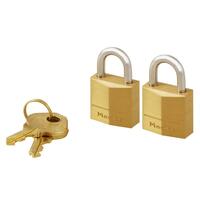 กุญแจKA MASTERLOCK 120T 20MM BR 2ตัว/ชุด