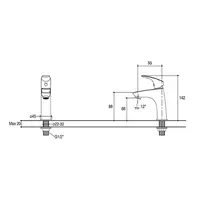 K-76952X-4CD-CP Englefield Basin Faucets Aricia