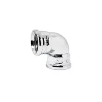 Chrome plated elbow (female-female) model BL144-015-CR-P, size 1/2 inch, chrome color