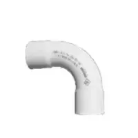 Thai Pipe TS 90˚ Short-Bend White 18 mm