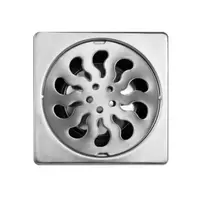 ตะแกรงกันกลิ่นสแตนเลสแบบเหลี่ยมติดตั้งกับท่อพีวีซี 3 นิ้ว KOHLER K-5278X-CP