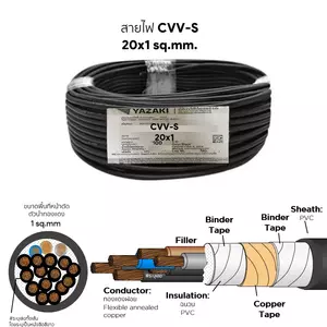 สายไฟ CVV-S 20x1 ตร.มม. YAZAKI-1