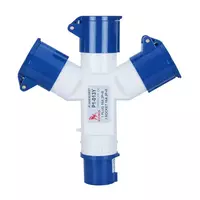 POWER PLUG3ตัวเมีย1ตัวผู้ P1-013Y 16A SU