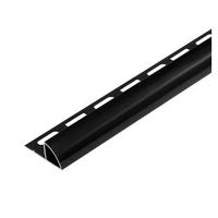 Aluminum eyebrows, curved, black, 13MM HOME 2M