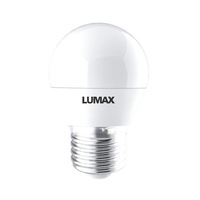 LUMAX Ecobulb B45 E27 3W Warm White LED Bulb, Pear Shape