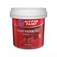 สีน้ำทาภายนอก NIPPON PAINT WEATHERBOND BASE C ชนิดกึ่งเงา