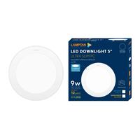 ดาวน์ไลท์ LED LAMPTAN ULTRA SLIM PC 9 วัตต์ DAYLIGHT 5 นิ้ว สีขาว กลม