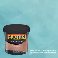 Jotun Majestic Design Pearl 6191 Beryl Charm + 5324 Blentana
