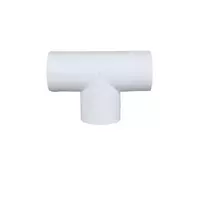 Three-way connector 32 mm. white
