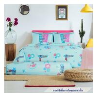 ชุดผ้าปูที่นอน 6 ฟุต 5 ชิ้น PREMIER SATIN BARBIE PM001