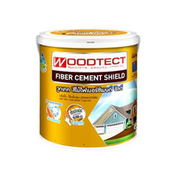 สีย้อมพื้นไม้ FIBER CEMENT WOODTECT สีไม้มะค่า ชนิดเงา 1แกลลอน
