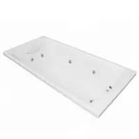 อ่างอาบน้ำอะครีลิคระบบน้ำวน KOHLER K-18748X-W03-0 6 หัวเจ็ตแบบเรียบ และอัดอากาศ 18 หัวเจ็ต พร้อมหัวเจ็ตนวดหลัง 6 หัวเจ็ต รุ่น อีโวร่า 1800