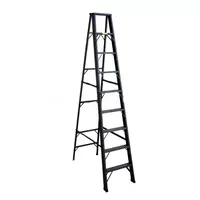 Newcon Black color Standard A-Shaped Aluminium Folding Ladder 9 Feet