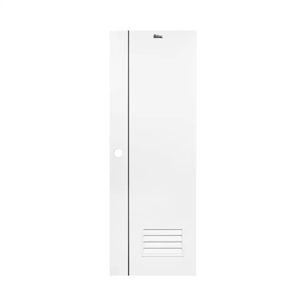 ประตูห้องน้ำ UPVC เจาะลูกบิด ASARA A812 70x180 ซม. สีขาว-1