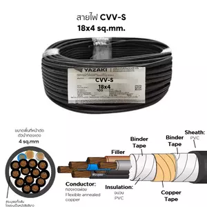 สายไฟ CVV-S 18x4 ตร.มม. YAZAKI-1