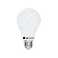 หลอดไฟ LED E27 10W วอร์มไวท์ ทรงลูกแพร์ HI-TEK A60 Dimmable