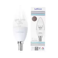 หลอดไฟ LED Dim ทรง Candle 6 วัตต์ (Day Light) LEKISE