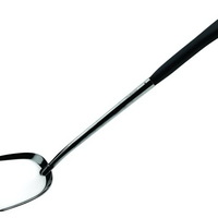 SEAGULL medium stainless steel spatula, black handle