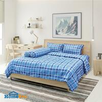 ชุดผ้าปู Q6 ME LIVING SCOTT BLUE