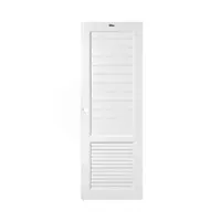 ประตูห้องน้ำ UPVC เจาะรูลูกบิด ASARA S933 70x200 ซม. สีขาว
