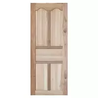 ประตู ไม้แดง 5 ฟัก โค้งมน N999 MODERN DOORS