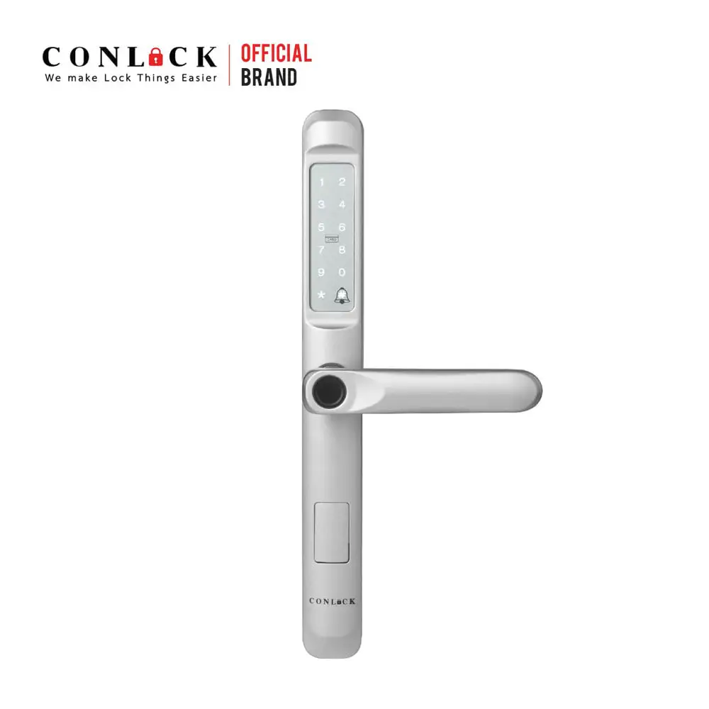กลอนดิจิตอล CONLOCK CL-X50 SV สีเงิน-1