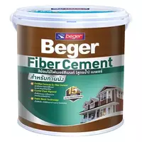 สีทาไม้ฝา FIBER CEMENT BEGER สีวอลนัท