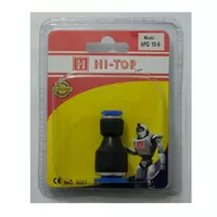 HI-TOP APG12-8 2-way reducing coupling, 12 - 8 mm, black.