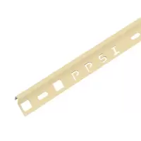 คิ้ว P.V.C PCG 952003 โค้ง9.5mm ครีม 2m