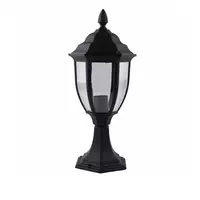 1 lamp post, model P5018S-S, black [not including bulb] HEAP