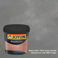 Jotun Majestic Design Pearl 7052 Green Smoke + 9959 Grigio