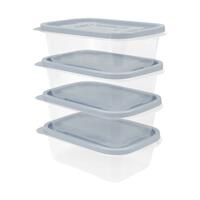 FOOD CONTAINER 600ml KECH 9001 4P GREY