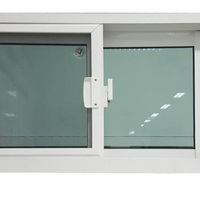 หน้าต่างบานเลื่อน อะลูมิเนียม S-S มุ้ง WINDOW ASIA F10 80X50 ซม. สีขาว