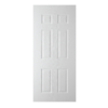 UPVC Door Unix Hybrid White UP-6 70x200x3.5 cm Drill 8852401172617