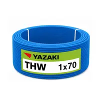 สายไฟ THW 70 ตร.มม. สีฟ้า YAZAKI