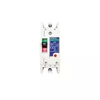 Auto breaker model TNF63CW-2P40A, power 7.5 KA, 2 phase, 40 amps, cream color