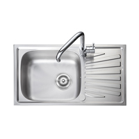 SINK BUILT 1B1D MES DSX75 SS