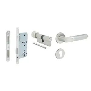 มือจับก้านโยกห้องน้ำ MORTISE HAFELE 489.11.138 สีสเตนเลส-1