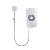 เครื่องทำน้ำอุ่น 3500 W พร้อมฝักบัวสายอ่อน 4 ฟังก์ชั่น รุ่น ออบิส สีขาวมุก K-72989X-WHP