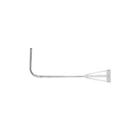 Large L-shaped leg installation kit, model BT-04, silver color
