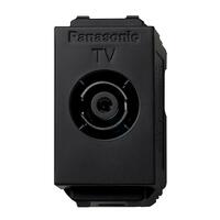 เต้ารับโทรทัศน์ 75 โอห์ม PANASONIC WEGN2501 สีดำ