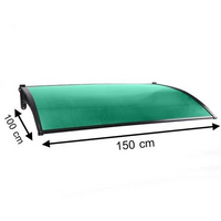 กันสาดโพลีคาร์บอเนต ผิวใส SUNSHIELD 100X150 ซม. สี...