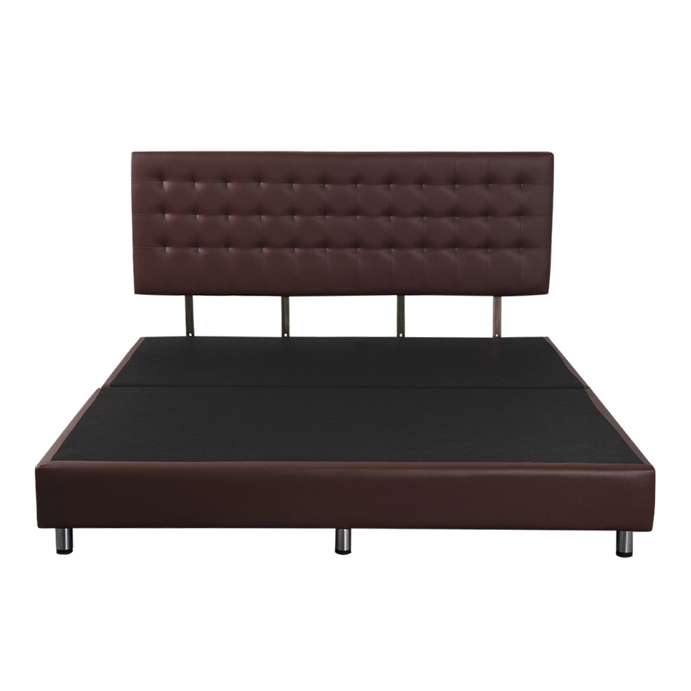 BED FRAMES MUNICH 6FT L-BROWN ME LIVING-1